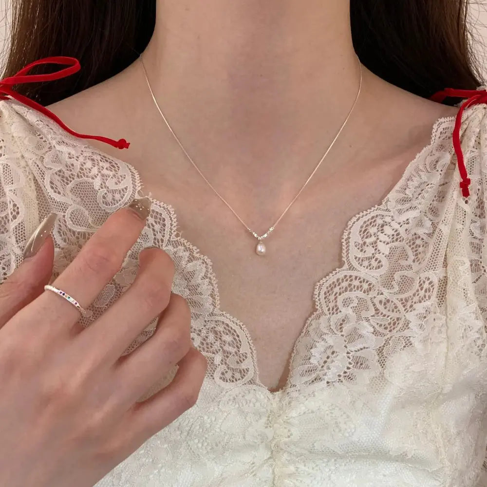 Audrey Pearl Necklace