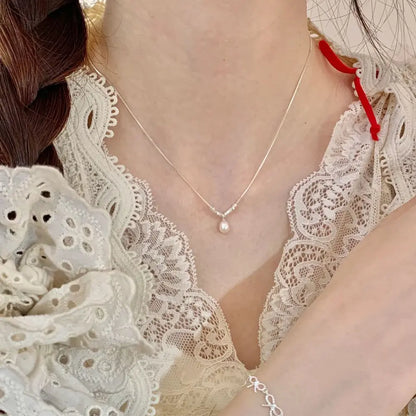 Audrey Pearl Necklace